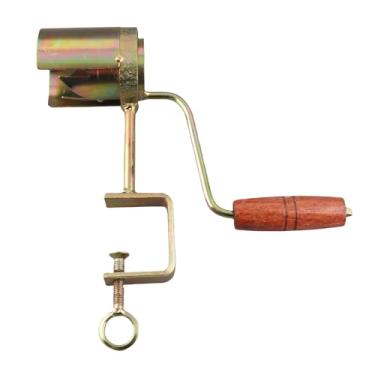 Imagem de Karlak Debulhador de Milho Com Manivela Manual Eficiente, Descascador de Milho Manual Com Cabo de Madeira Confortável e Aperto Firme, Feito de Nogueira, Material de Ferro