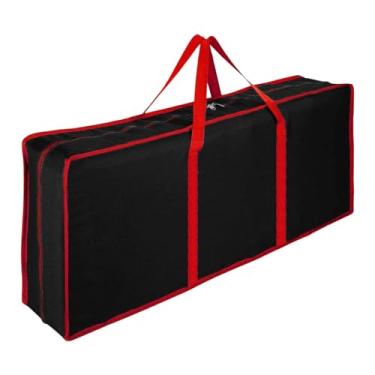 Imagem de AFXGUSD Organizador de Embrulho para Presente, Saco de Armazenamento, Embalagem de Natal, Suporte de Embrulho de Presente, Recipiente de Papel Feito de Tecido, Preto, Tamanho real