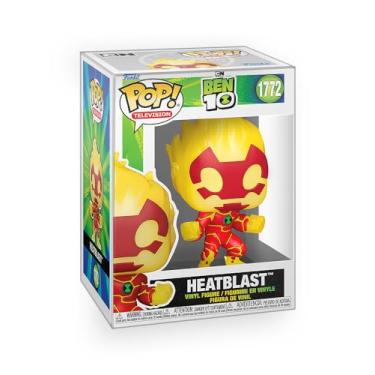 Imagem de Epic Collectibles Pop Animation: Ben Ten - Heatblast Vinyl Figure Bundled with Box Protector Compatible for Funko
