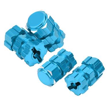 Imagem de Cryfokt Extensão do Cubo da Roda Estriada do Carro RC Confiável 17 Mm Porcas Adaptadoras Hexagonais para Maxx 1/10 Novidade Design 4 Conjuntos (#2)