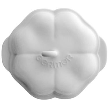 Imagem de Cocotte Pimentão Branca 340 ml  com Tampa Germer Porcelanas