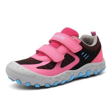 Imagem de Sapatos de caminhada Mishansha Low Top Sneakers Kids Rose 10.5C