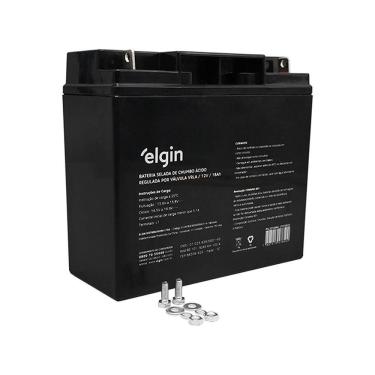 Imagem de Bateria Selada Elgin, P/ Nobreak, Vrla, 12v 18ah - 82314