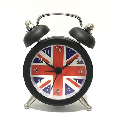 Imagem de Despertador Mini Metal Cartoon, bandeira do Reino Unido