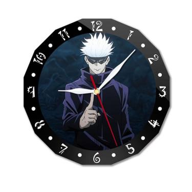 Imagem de Relógio de parede Jujutsus Kaisens Gojo Satoru 15 cm Silent Nonticking