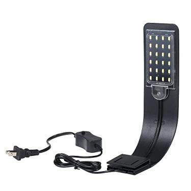 Imagem de Luz de Aquário 10W 24 LED Lâmpada Jarro Peixe Branca Portátil Econômica Fácil Usar e Transportar Acelera o Crescimento Plantas Aquáticas