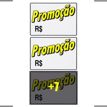 Imagem de Combo 10 Placas De Sinalização Promoção 20x15 Acesso - P-21 F9e