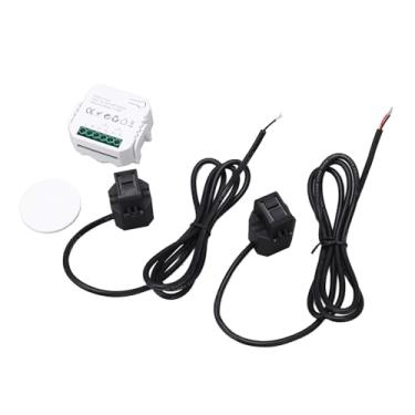 Imagem de Luqeeg Dispositivo de Monitoramento de Alta Segurança WiFi Smart Energy Monitor para Eletrodomésticos, Estatísticas de Energia Em Tempo Real para, 1 Unidade para Usuários de Smart Life/App (Preto)