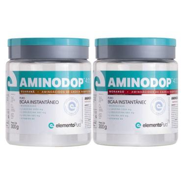 Imagem de Kit 2 Aminodop Bcaa Elemento Puro 300G - Diversos B