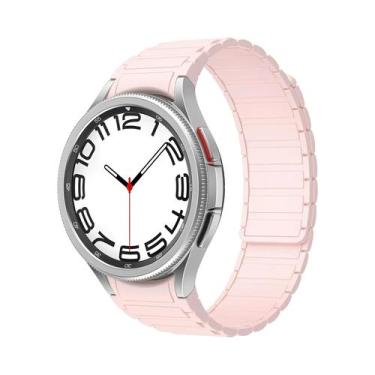 Imagem de Pulseira De Silicone Magnética Para Samsung Galaxy Watch 40 44 47mm, C