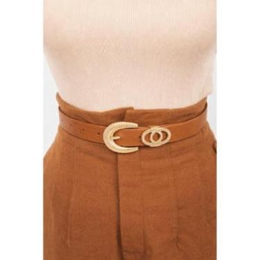 Imagem de Cinto Inspiração D Bell Outelet Fashion Caramelo-Feminino