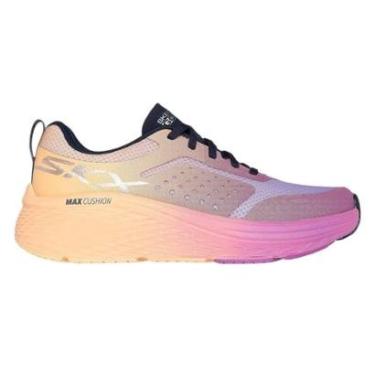 Imagem de Tênis Skechers Max Cushioning Elite 2.0 Feminino - Laranja e Roxo 36-Feminino
