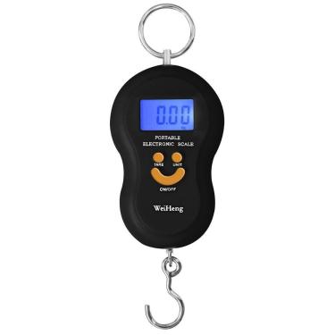 Imagem de Balança Digital Mala Bagagem Pescaria Gancho - 0 a 50 kg