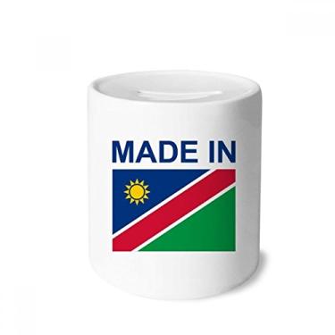 Imagem de DIYthinker Caixa de moedas de cerâmica feita no país da Namíbia, presente de cofrinho