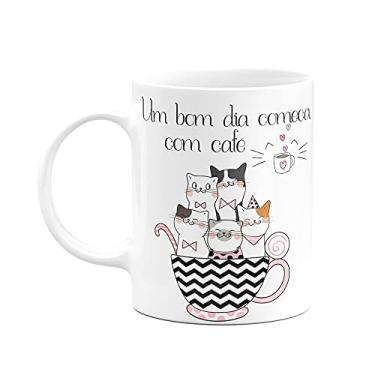 Imagem de Caneca Gato - Bom dia com caf? e meow
