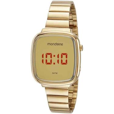 Imagem de Relógio MONDAINE dourado digital feminino 32460LPMVDE1
