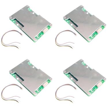 Imagem de Baglaum 4X Placa de ProteçãO BMS Do Carregador de Bateria de Lítio de 4S 12V 800A LiFePO4 com Equilíbrio da Bateria de Energia/Placa de ProteçãO Do PCB Do Reforço