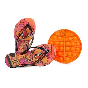 Imagem de Chinelo Infantil Feminino Space Jam+ Brinquedo Pop It Menina