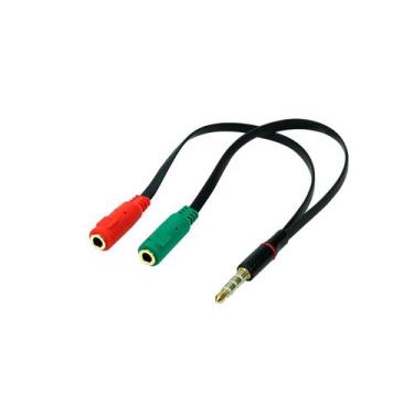 Imagem de Cabo Adaptador P3 Macho X 2 P2 Fêmea P/ Microfone E Fone - 5+, 018-604