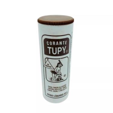 Imagem de Pacote com 6 Corantes de Roupas Tinta Marrom Tupy - Produto Nacional
