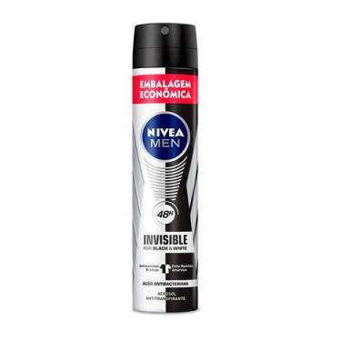 Imagem de Desodorante Aerosol Nivea Men Invisible Black & White 200ml, 1, 200ml