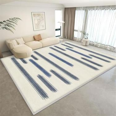 Imagem de HJZSZX Tapete pequeno, fresco e leve para sala de estar e cobertor de cama de quarto fácil de cuidar, FYR sem fiapos, 12,80 x 160 cm (2,6 x 5,25 pés)