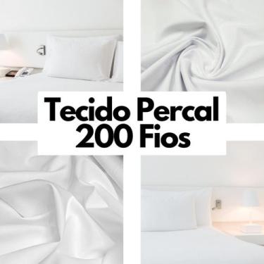 Imagem de Tecido Percal 100% Algodão 200fios 9.00 Metros(largura 2,50) - Tecelag
