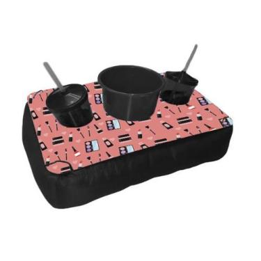 Imagem de Almofada Pipoca com Balde 2 Copos para usar Sofá Cama TV - Deluzz, Maq