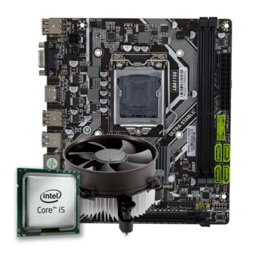 Imagem de Kit Placa Mãe TGT H61 Processador Intel Core i5-3470 e Cooler 4-Threads 3.2Ghz M-ATX - KIT-MP-Mancer