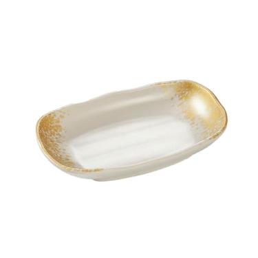 Imagem de Pratos de mesa retangulares para restaurante de panela quente, imitação de porcelana de churrasco prato de lanche criativo-LJP5088