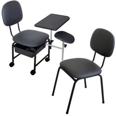 Imagem de Kit Manicure Cadeira Cirandinha + Cadeira de Cliente For-ty