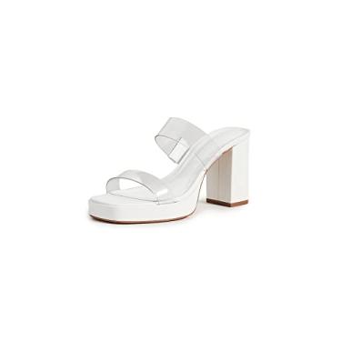 Imagem de SCHUTZ Sandálias Femininas Plataforma Ariella, Branco, 9.5
