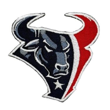 Imagem de Logotipo dos fãs de rúgbi da Siam Accs Houston bordado time favorito dos fãs de futebol americano, passar a ferro, costurar, para roupas, mochilas, jeans, motocicleta, costurar, jaquetas