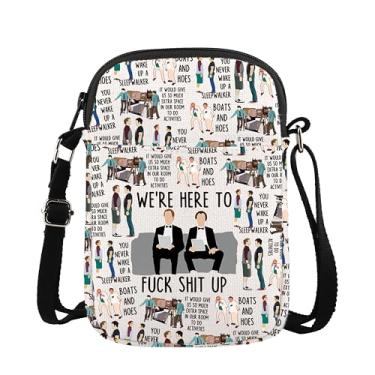 Imagem de Bolsa tiracolo inspirada em S-Bro para fãs de filmes presente You Have To Call Me Dragon Best Friend Bolsa de Viagem Bolsa de Ombro Sling, F*ckshitup Middle Cb, Tendência