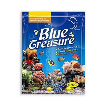 Imagem de Sal Marinho Blue Treasure Reef Sea Salt para Aquários - 3,35kg
