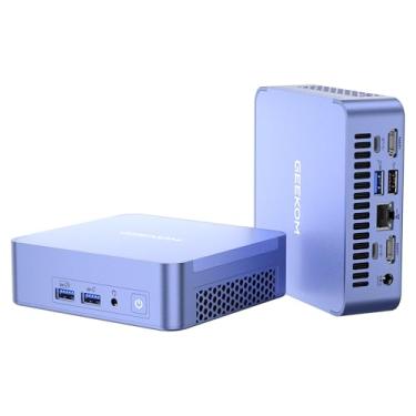 Imagem de GEEKOM Mini PC AX8 Pro, AMD Ryzen R7-8745HS (8C/16T, até 4,9GHz), 32GB DDR5 5600Mhz RAM e SSD PCIe Gen 4 de 512GB, Mini Desktop Windows 11 Pro, AMD Radeon 780M /WiFi 6E/BT5.2/2.5G LAN