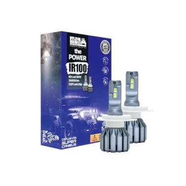 Imagem de Kit Ultra LED Automotivo com Canbus, 30000 Lúmens, 6500k, Luz Branca (H4)