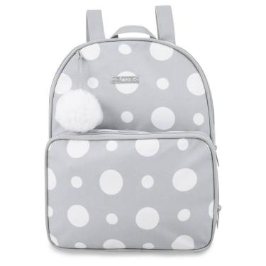 Imagem de Mochila Maternidade Pompom - Cinza - Hug