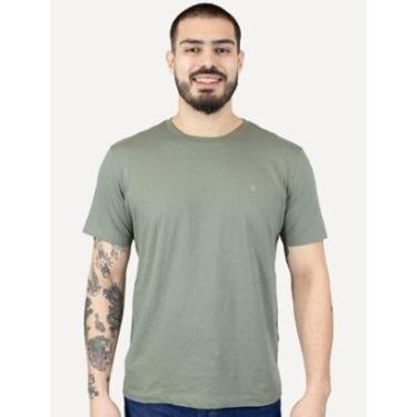 Imagem de Camiseta Individual Slim Pima Soft Touch Logo Verde Médio-Masculino