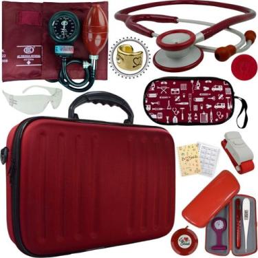 Imagem de Kit Medicina Completo Aparelho Pressao Esfigmo EstetoscopioKit Medicin