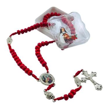 Imagem de Terço Rosário Perfumado de Rosas Santa Teresinha do Menino Jesus - Pad