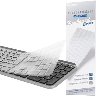 Imagem de Digi-Tatoo Capa de teclado para teclado Logitech MX Keys S/MX Keys/Craft Keyboard (layout ISO UE/Reino Unido, tecla de inserção de 7 formas com teclas numéricas) - protetor de teclado