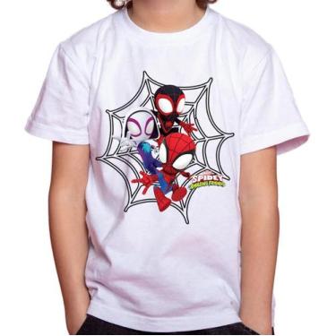 Imagem de Camiseta Camisa Infantil Juvenil Super Herói Homem Aranha Spider Man M