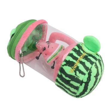 Imagem de Fabater Brinquedo de Pelúcia Espremedor de Frutas, Chaveiros Fofos de Liquidificador de Frutas para Bolsa, Presente de Brinquedo Com Cordão Macio para Crianças (Melancia)