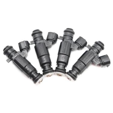 Imagem de Conjunto de 4 bicos injetores de combustível para Hyundai Accent 1.6L I4 (2001-2005) - Peça de reposição para automóveis.