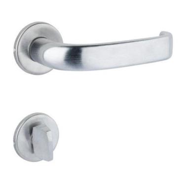 Imagem de Fechadura Lafonte 6236 St2 55 Banheiro Ros Cromado Acetinado, Cromado 