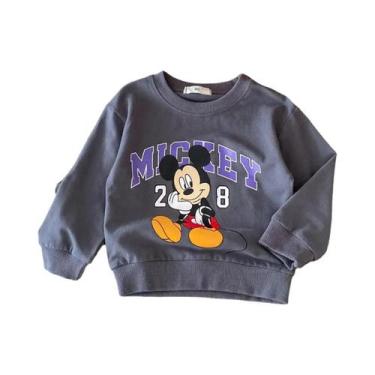 Imagem de Moletons Com Estampa De Desenho Animado Para Crianças, Gola Redonda, M