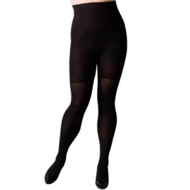 Imagem de Meia-Calça Opaca Actionwear 5479 Plus Size, Preto, EG