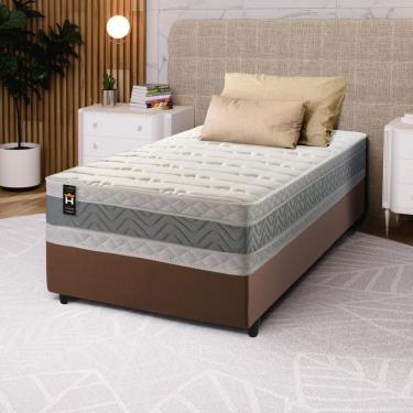 Imagem de Cama Box Espuma D33 Oxford Solteiro 88x188 Verde King House