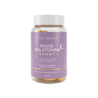Imagem de PAUSE - Melatonina em Goma Sabor Maracujá (30 gomas) - VICKY BEAUTY, Ú